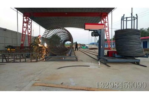 2021泰興鋼筋籠滾焊機(jī)鏈條繞筋機(jī)在電桿制造中的應(yīng)用